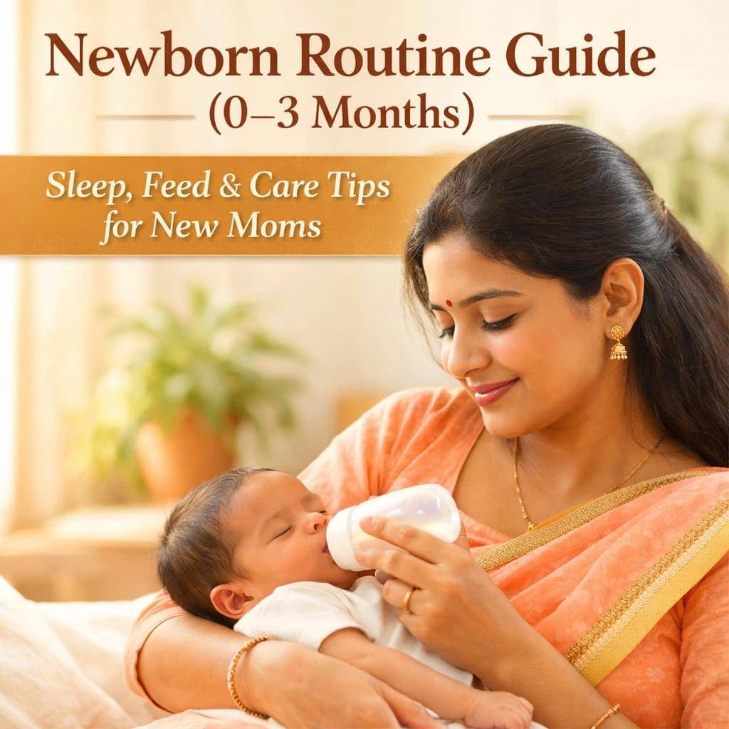 How to Build a Daily Routine for Your Newborn (0–3 Months)