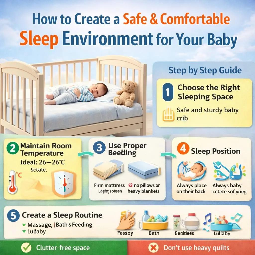 How to Create a Safe and Comfortable Sleep Environment for Your Baby