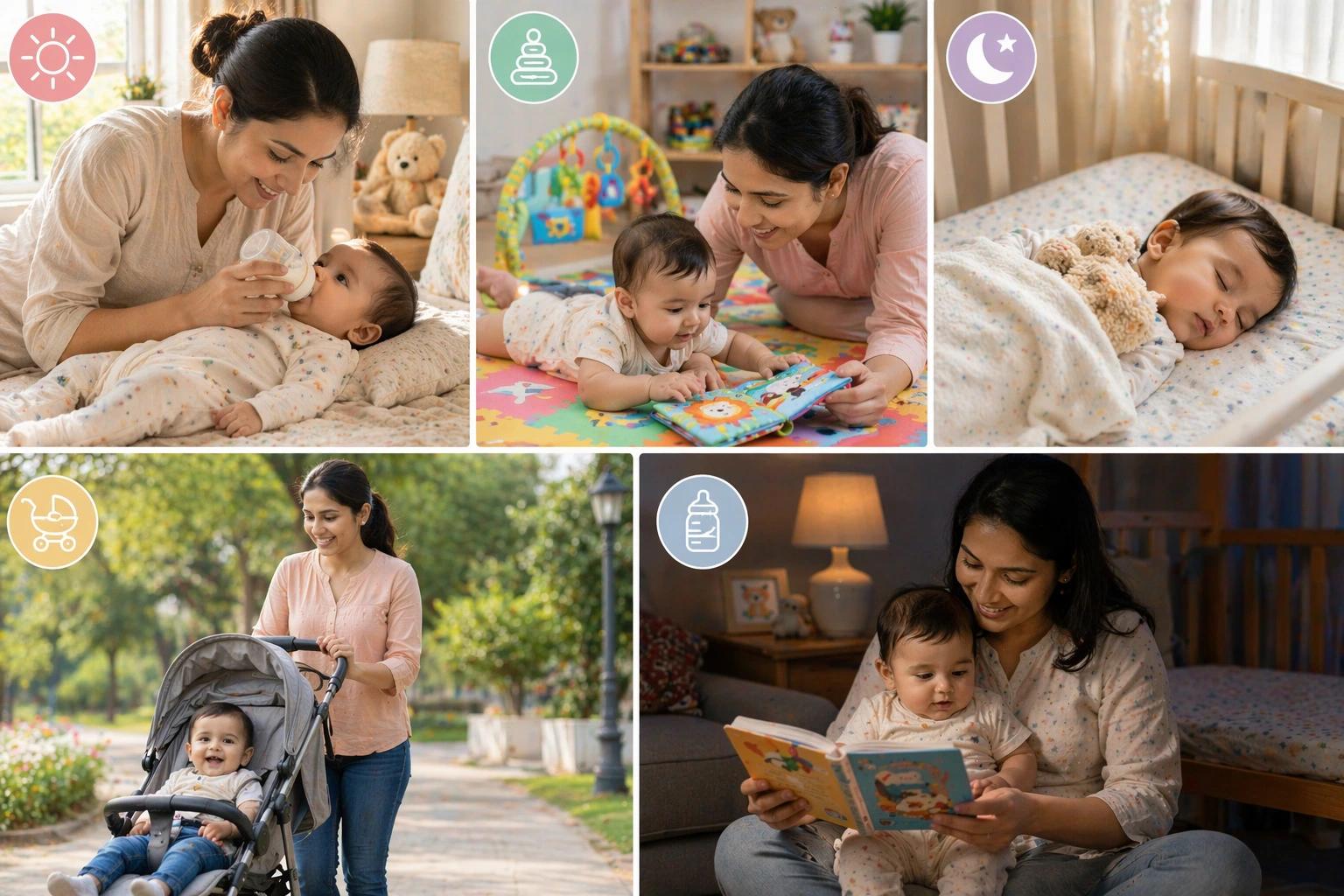 A Simple Daily Routine with a Baby for a Calm and Balanced Day