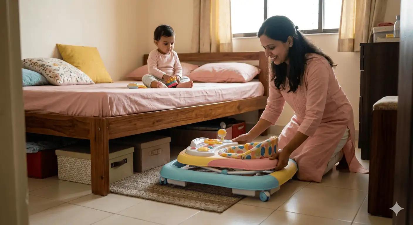 The One Reason Parents Regret Not Buying a Foldable Baby Walker