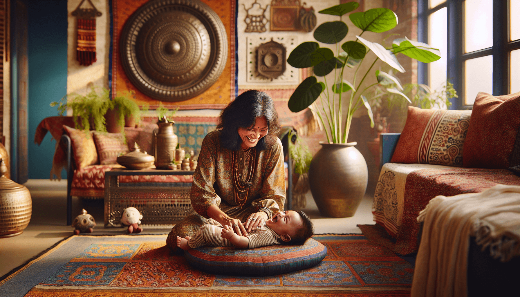 Baby massage benefits + best time to do it