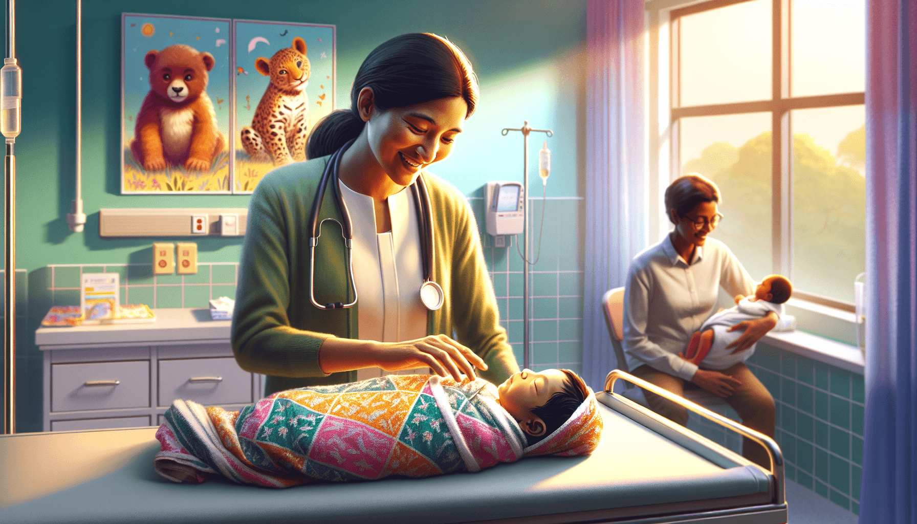 Baby’s First Checkup in the Hospital After Birth