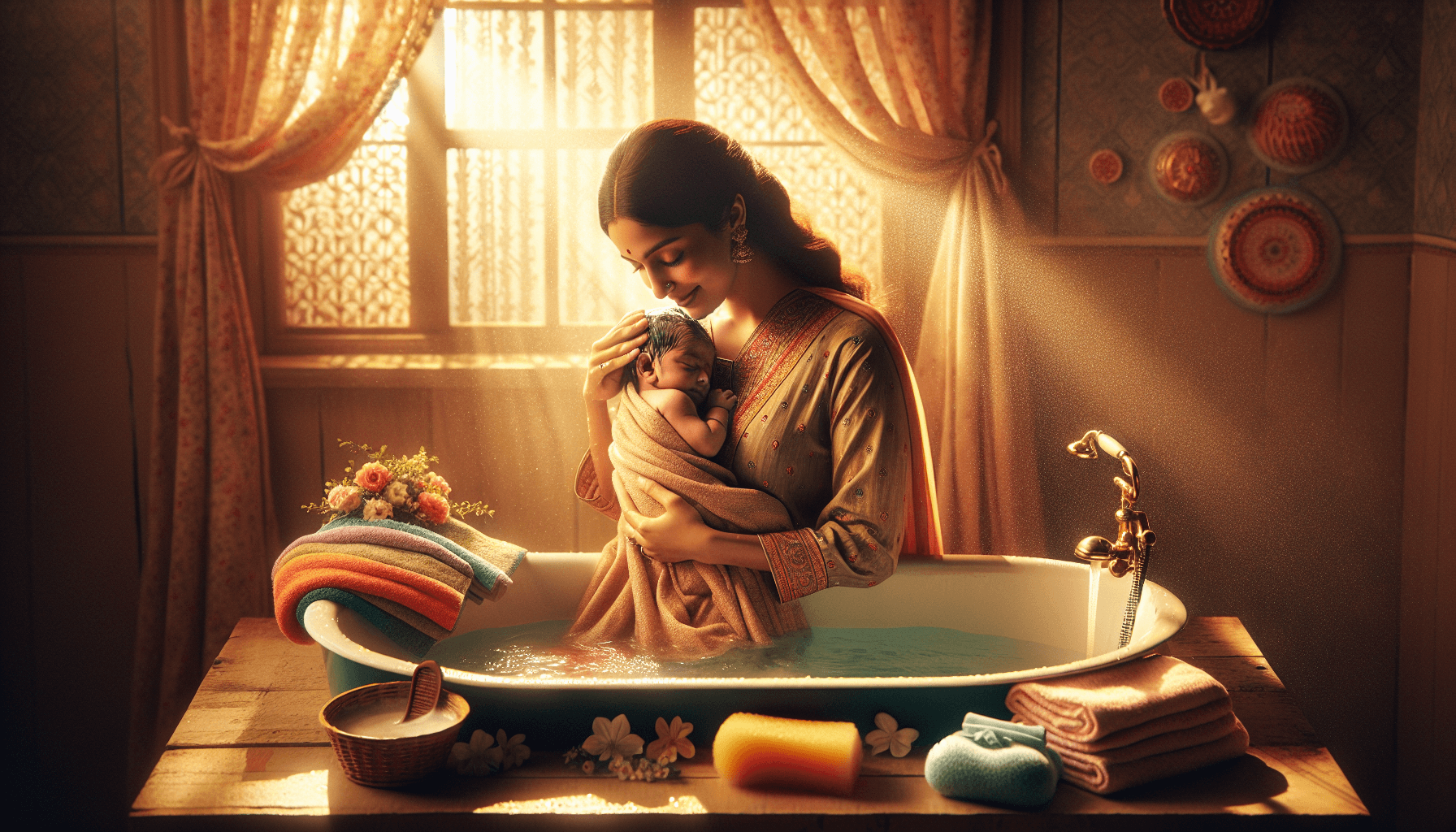 How to Bathe a Newborn Baby Safely