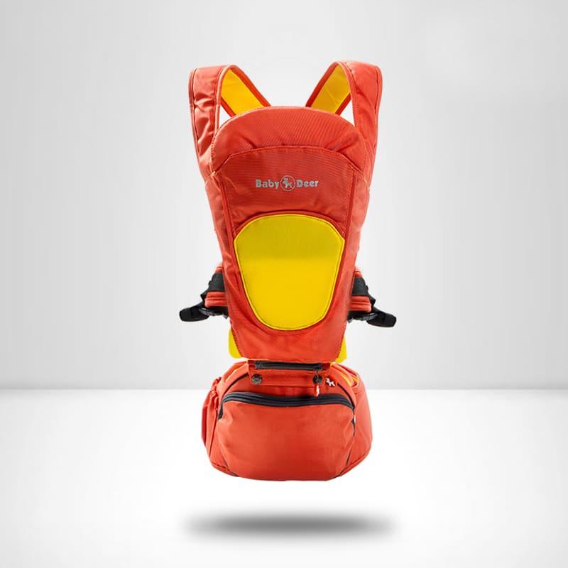 Baby Deer 6 in 1 Baby Carrier with Breathable Air Fabric & Cushion Padding for Baby Comfort 