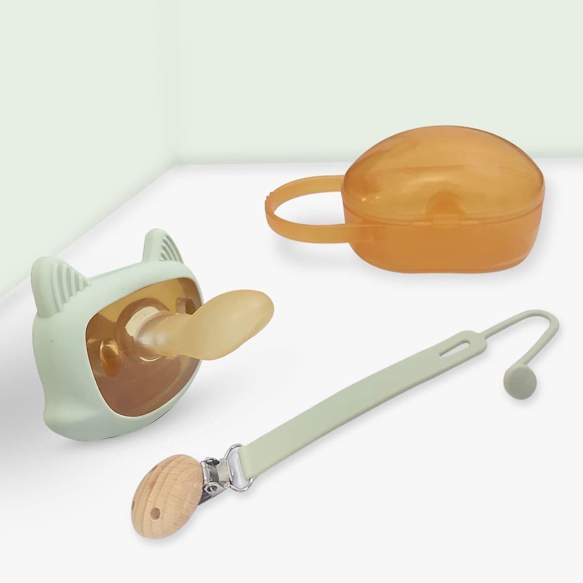 StarAndDaisy Newborn Sleeping Pacifier & Silicone Chain Baby Soother WIth Round Head