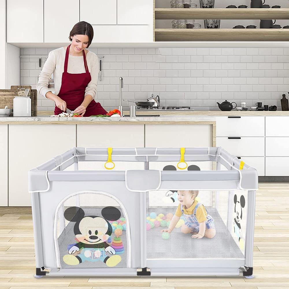 StarAndDaisy Playpen for Baby with Safety Lock – Play Gate Fence Toddler & Kids