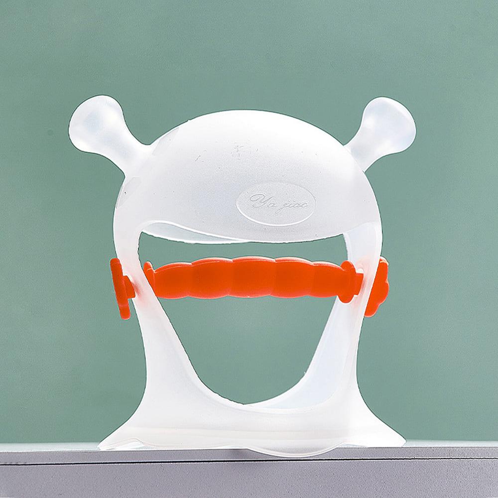 Silicone Hand Teether for Baby with 360° Glove Protection for 0-3 Year Babies