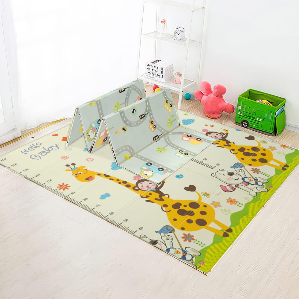 StarAndDaisy Printed Playmat for Toddlers, Reversible Play Mats for Kids