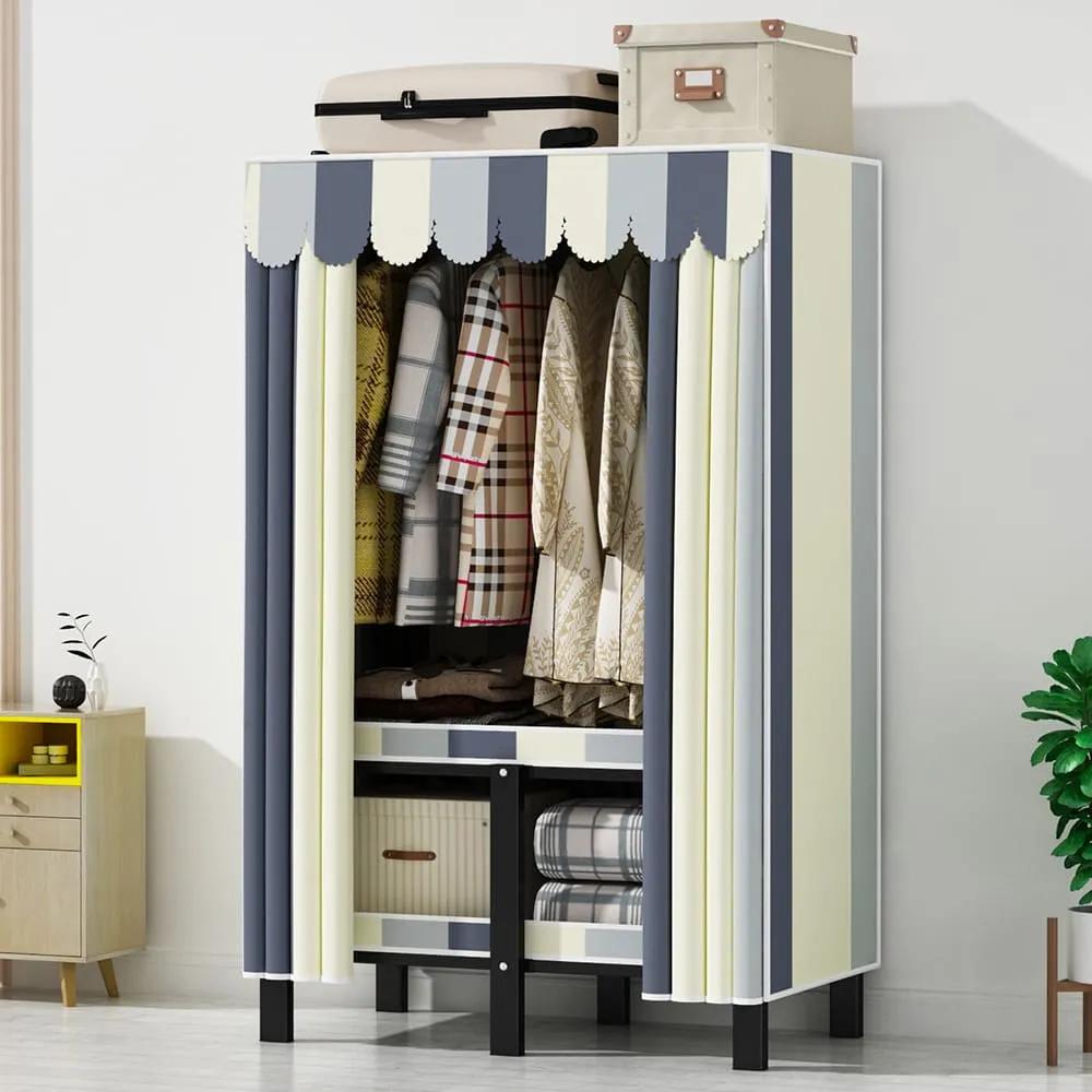 StarAndDaisy Stylish Wardrobe for Kids with Folding Installation