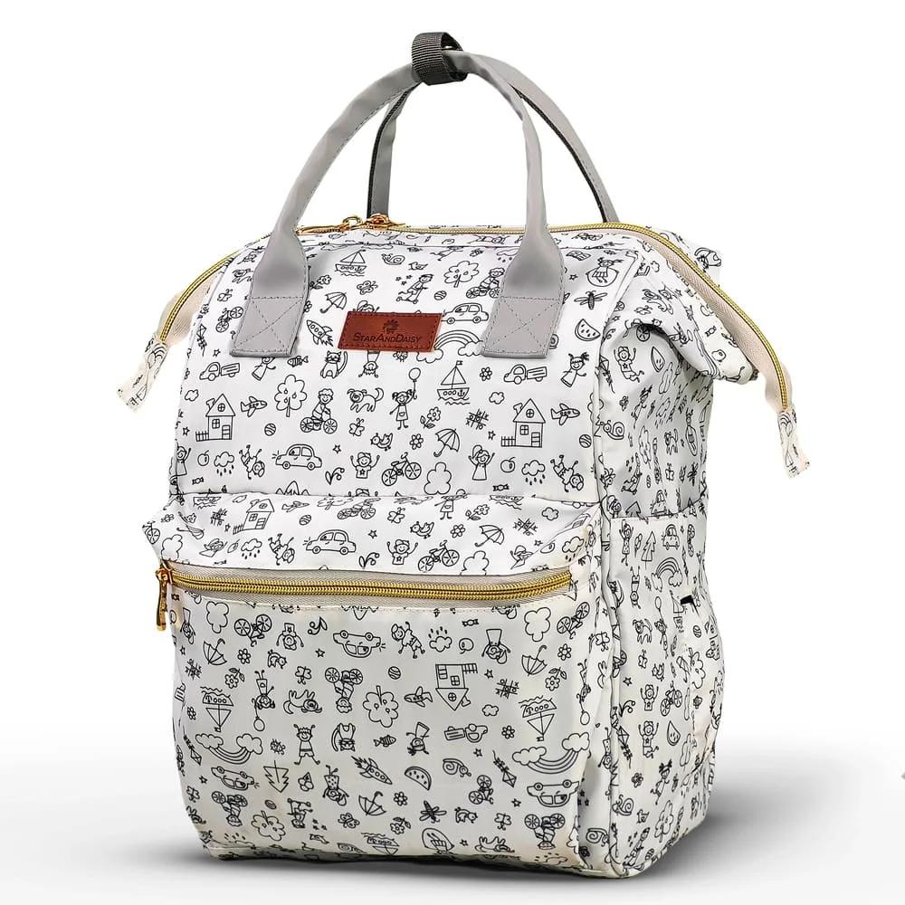 StarAndDaisy Stylish Baby Diaper Backpack 