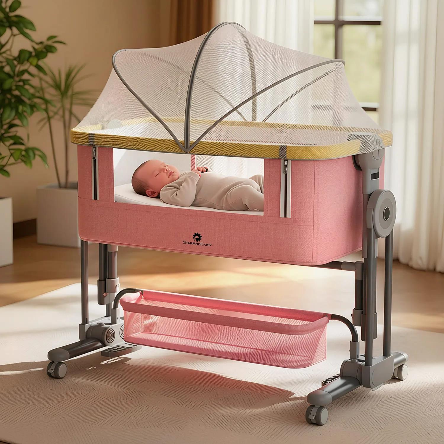 StarAndDaisy Bedside Baby Crib Cradle 