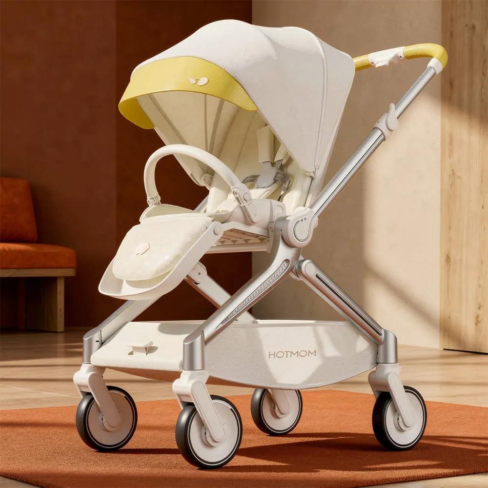 StarAndDaisy Hot Mom (UK) Luxury Baby Stroller with Reversible Seat