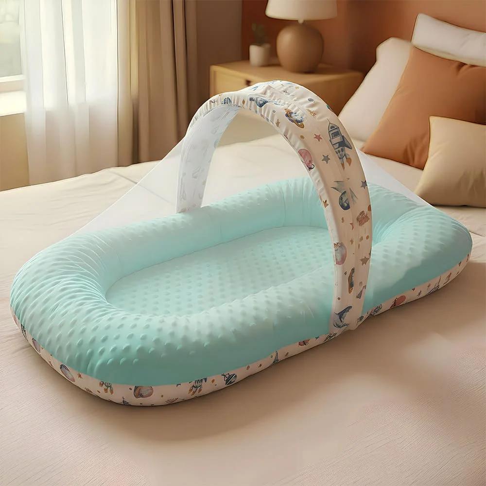 Bed with Mosquito Net