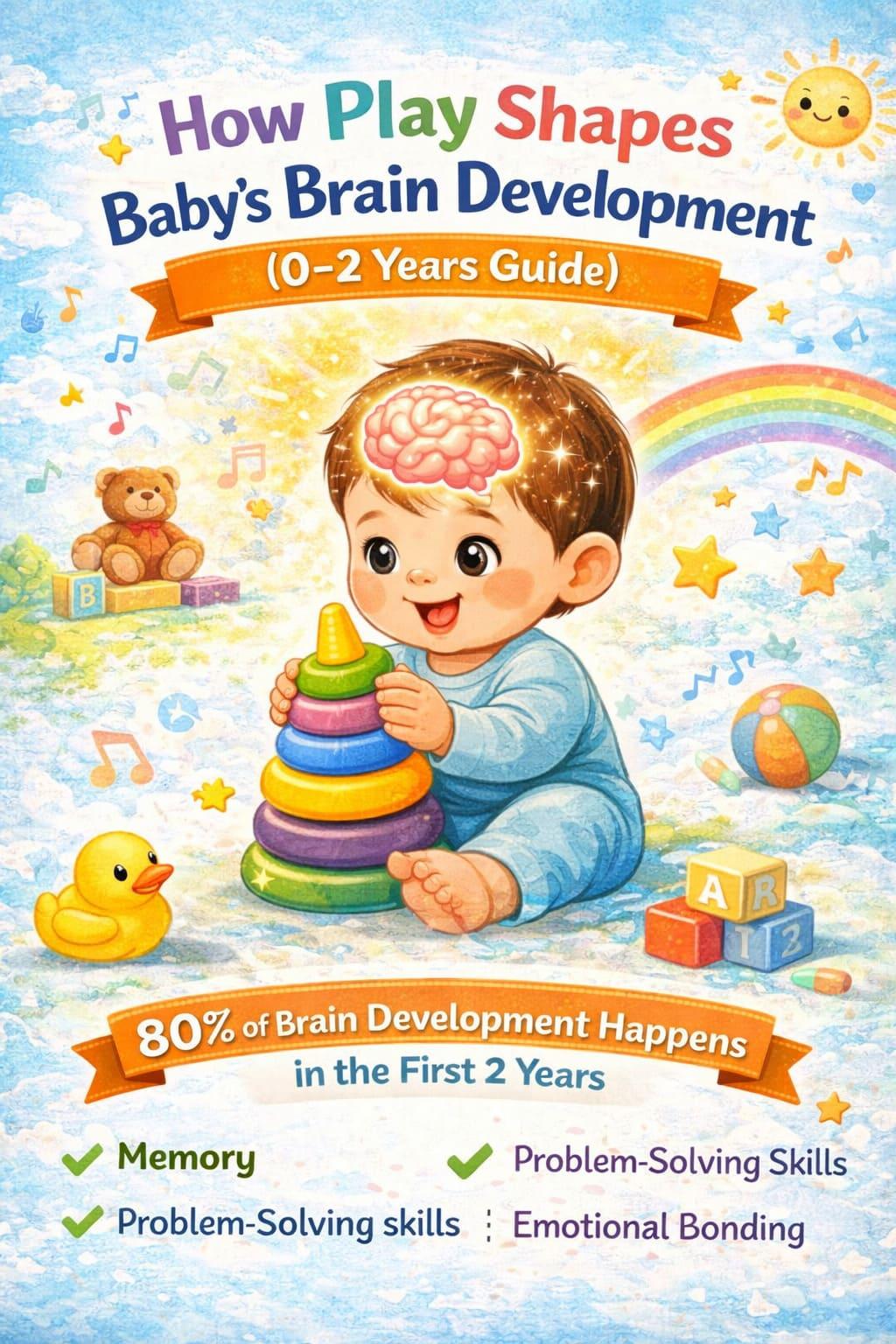 How Play Shapes Your Baby’s Brain Development (0–2 Years Guide)