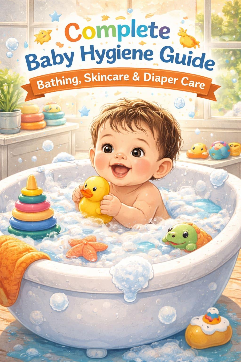 Complete Baby Hygiene Guide: Bathing, Skincare & Diaper Care for New Parents