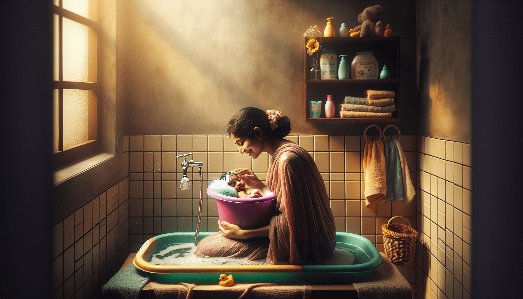 Baby bath for newborn: when and how (step-by-step)