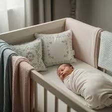 wooden crib cot