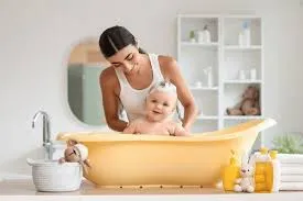 baby bathtub and bather seats