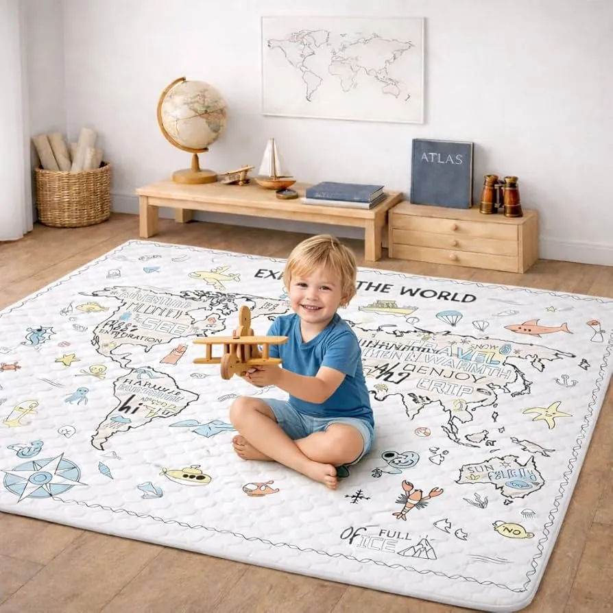 playpen and playmat