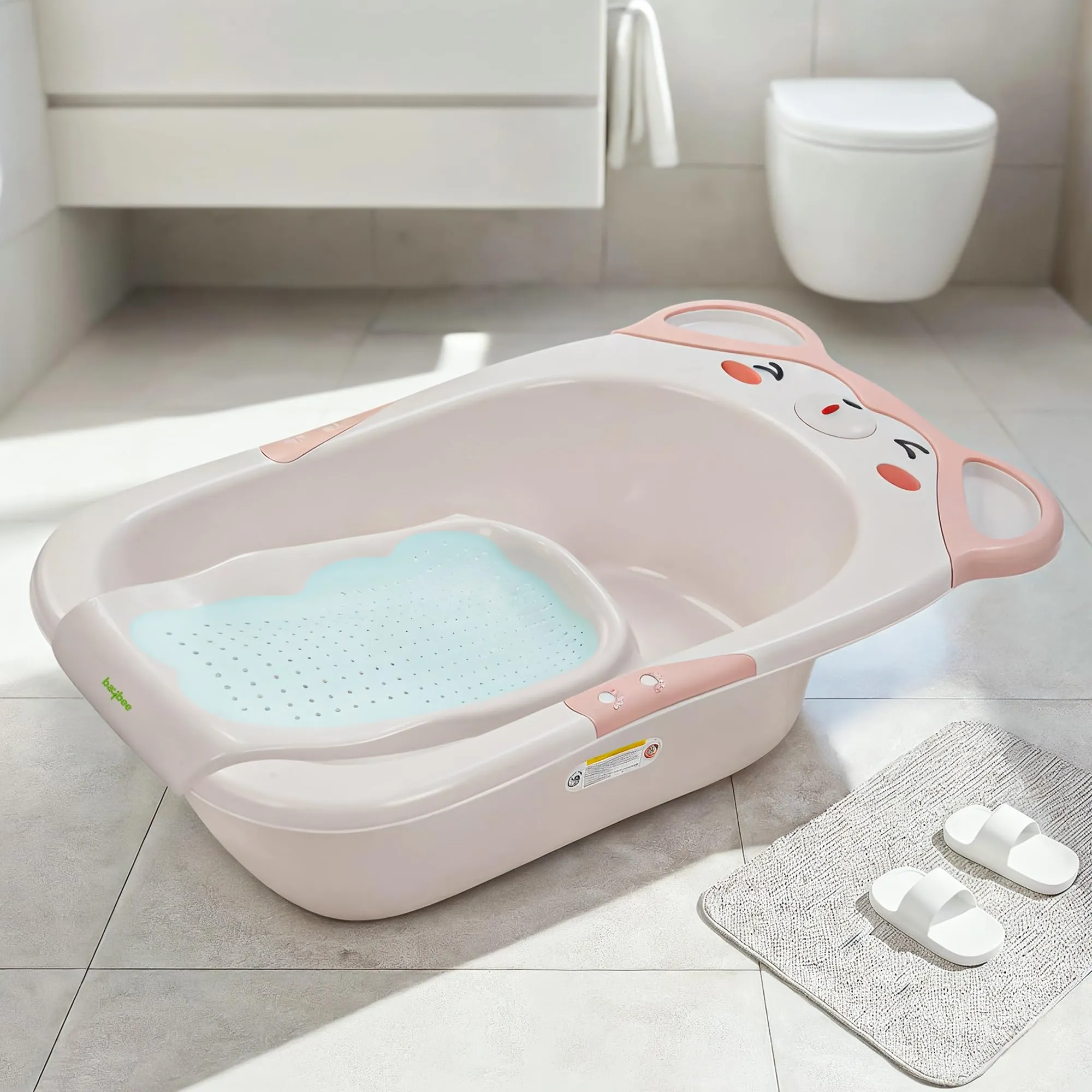baby bathtub and bather seats